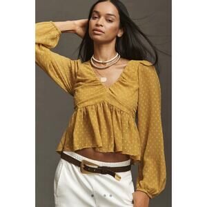NWT Anthropologie Peplum Top - Small and XL MSRP $98